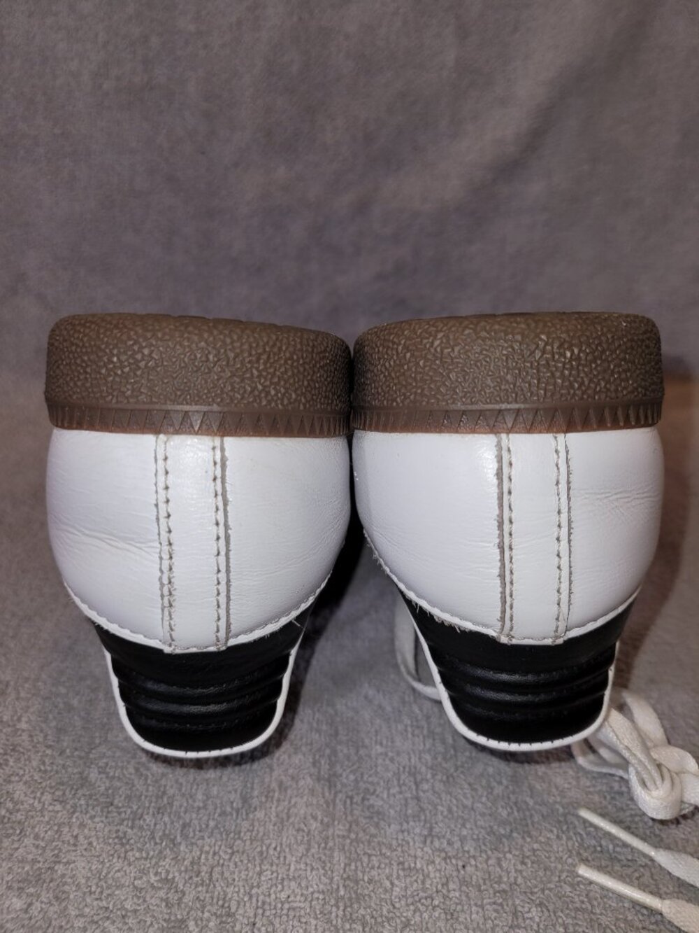 Adidas Samba OG J IE3675 Youth Size 7 White Black Brown Gum Sole Sneakers - Picture 11 of 14